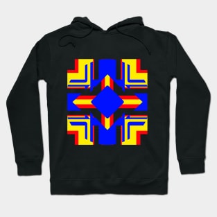 Superman colored pattern Hoodie